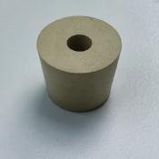Stopper - #6 Drilled Rubber Stopper