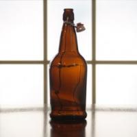 Beer Bottles - 1 Liter Amber Grolsch Flip Top Bottles