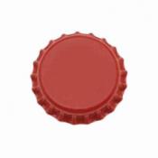 Beer Bottle Caps - Red