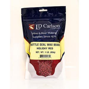 Bottle Seal Wax Beads - Holiday Red