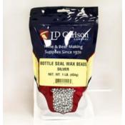 Bottle Seal Wax Beads  - Silver