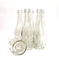 Wine Bottles - 187mL Clear Champagne Style Bottles, Mid-Punt Bottom