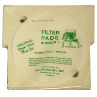 Buon Vino Filter Mini Pad #3 Super Sterile Micron 0.5 (3/PKG)