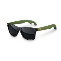 Beer Bottle Opener Sunglasses -  Green & Black Sunglasses by Foster & Rye