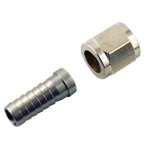 Swivel Barb - 5/16" Barb with 1/4" Hex Nut for Gas Side Disconnect
