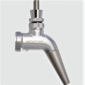 Beer Faucet - Intertap Stainless Steel Faucet w/ Stout Spout