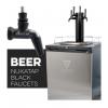 Kegerator - 1-Tap with Matte Black Stainless Steel Tower and Faucets