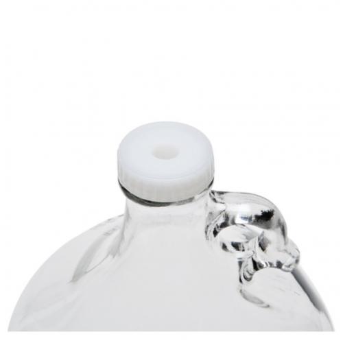 White Metal Growler Caps 38mm Fits Most Quart 1/2 and 1 Gallon Jugs 
