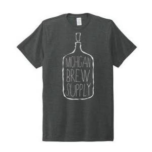 MI Brew Supply Carboy T-Shirt in Black