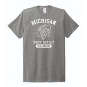 MI Brew Supply Original T-Shirt in Grey