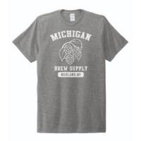MI Brew Supply Original T-Shirt in Grey