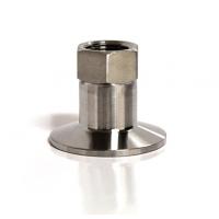 Tri-Clamp - 1.5" Stainless Tri-Clamp Fitting x 1/2" FPT