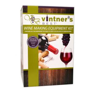 Vintner's Best Wine Making Equipment Kit w/Double Lever Corker