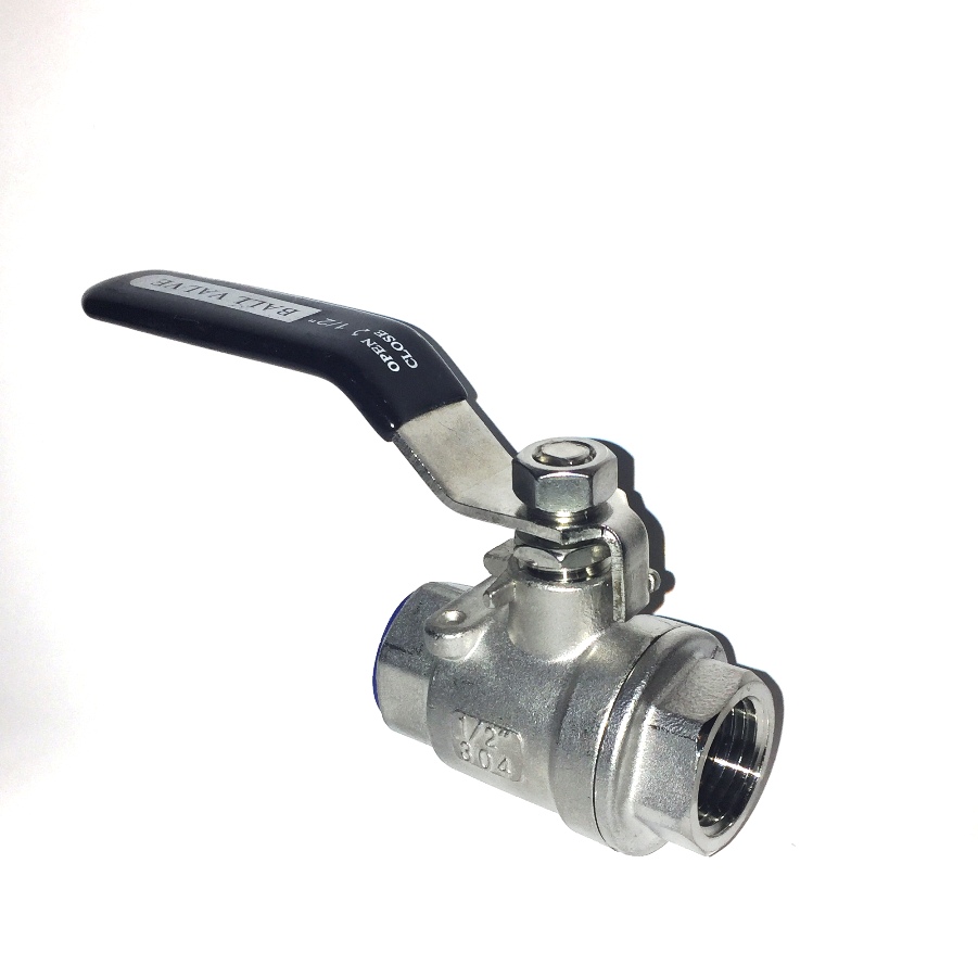 Ball Valve 1/2" Stainless Steel 2 Piece Ball Valve Michigan Brew
