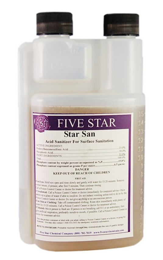 Five Star Star San Sanitizer 16 oz Michigan Brew Supply Home