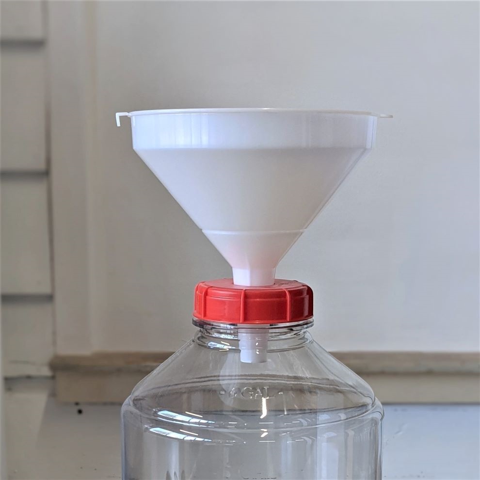 Funnel 10" with screen Michigan Brew Supply Home Brewing Beer