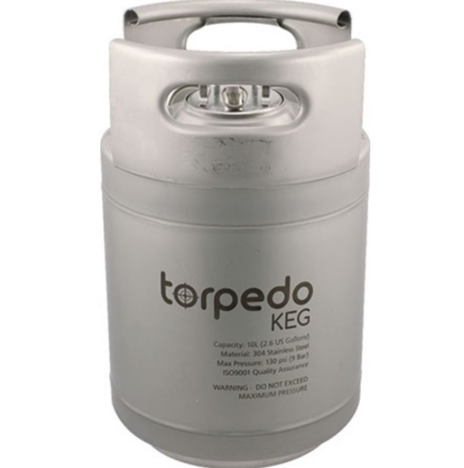 Keg 2.5 Gallon Torpedo Ball Lock Keg, New Michigan Brew Supply