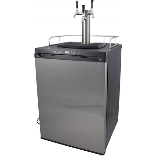Kegerator - 3-Tap with Stainless Steel Tower and Faucets