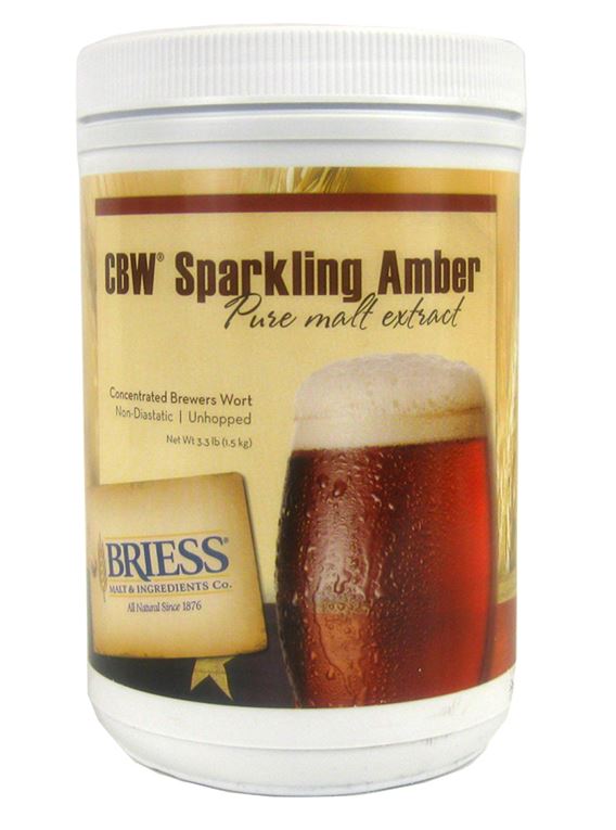 Briess Sparkling Amber LME Liquid Malt Extract Michigan Brew Supply