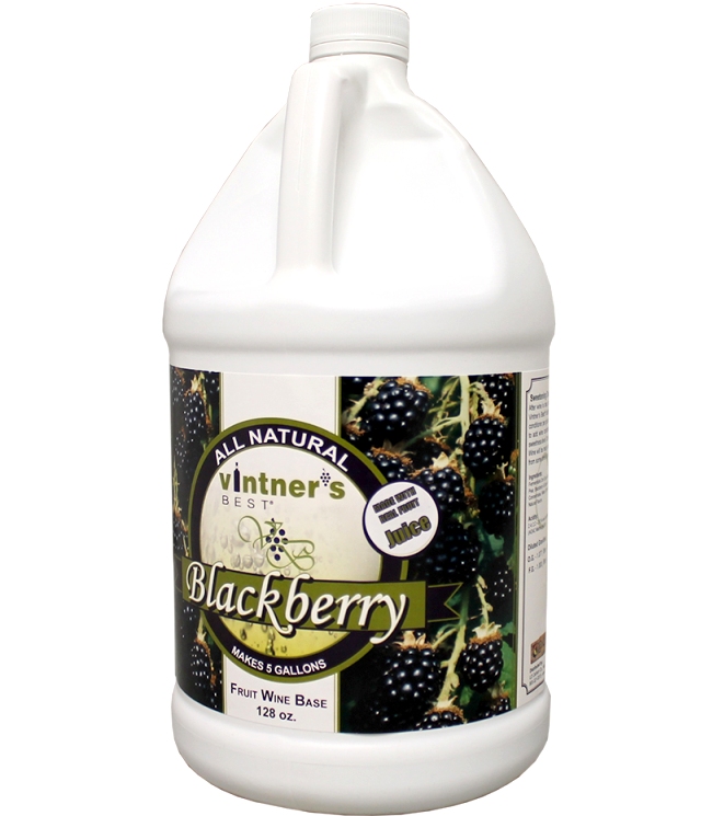Fruit Wine Base Vintners Best Blackberry 128 oz Michigan Brew