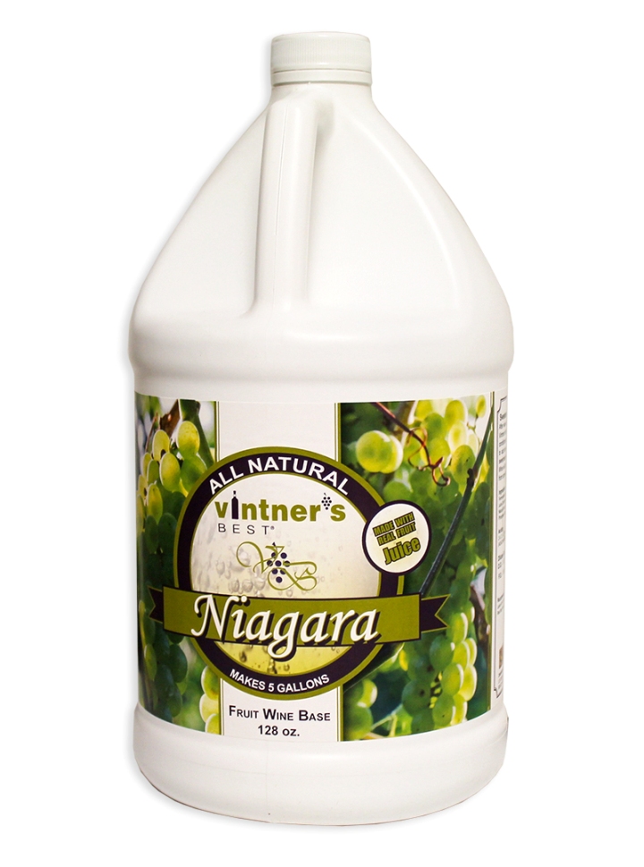 Fruit Wine Base Vintners Best Niagara Grape 128 oz. Michigan Brew