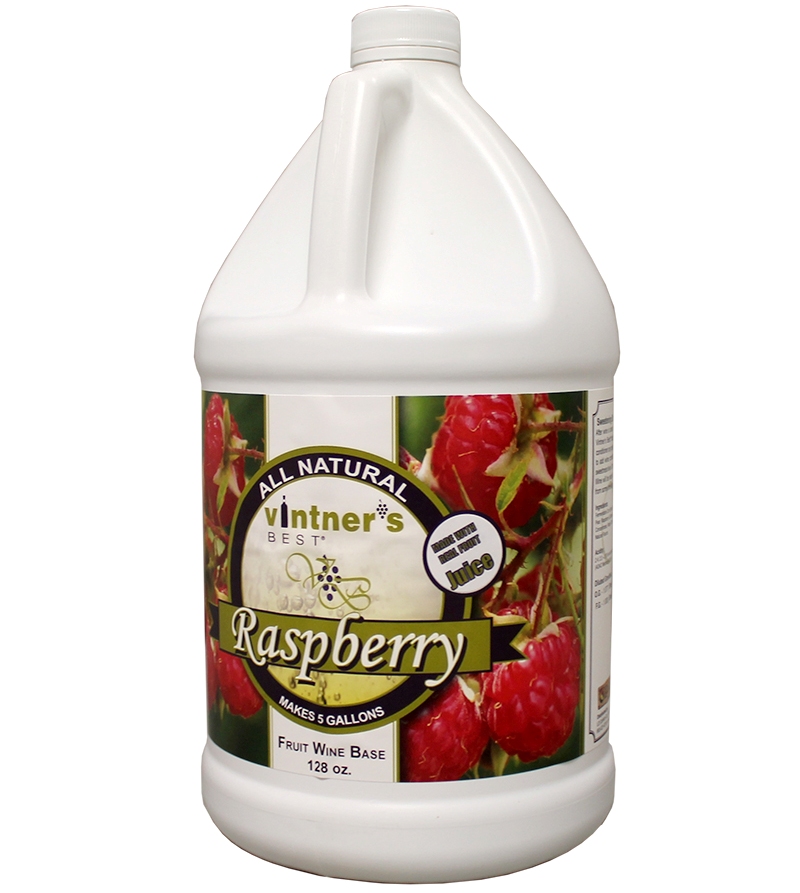 Fruit Wine Base Vintners Best Raspberry 128 oz Michigan Brew Supply