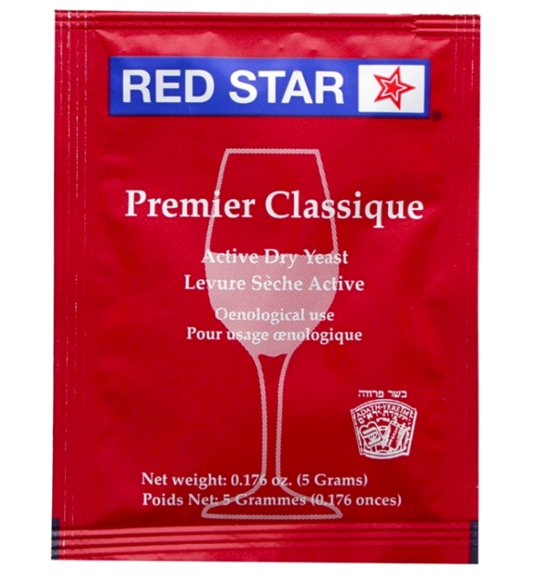 Red Star Premier Classique Dry Wine Yeast - Michigan Brew Supply - Home  Brewing Beer Supplies, Ingredients and More
