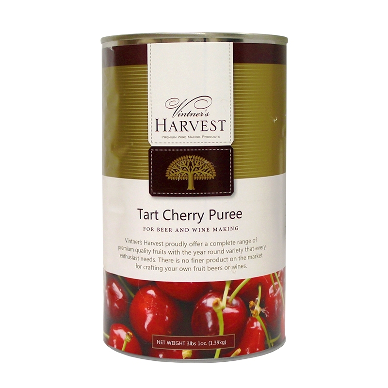 Fruit Puree Tart Cherry 49 oz Michigan Brew Supply Home Brewing Beer Supplies, Ingredients