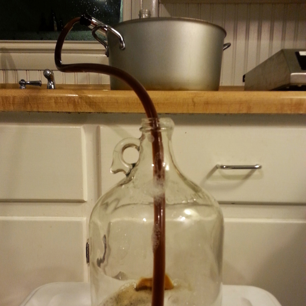 Siphon to Carboy